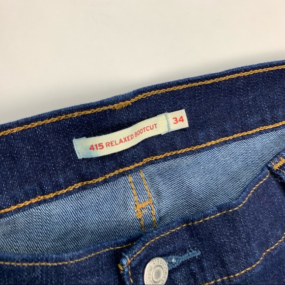 Levi’s 415 Relaxed Bootcut Jeans Sz 34 - Picture 10 of 10